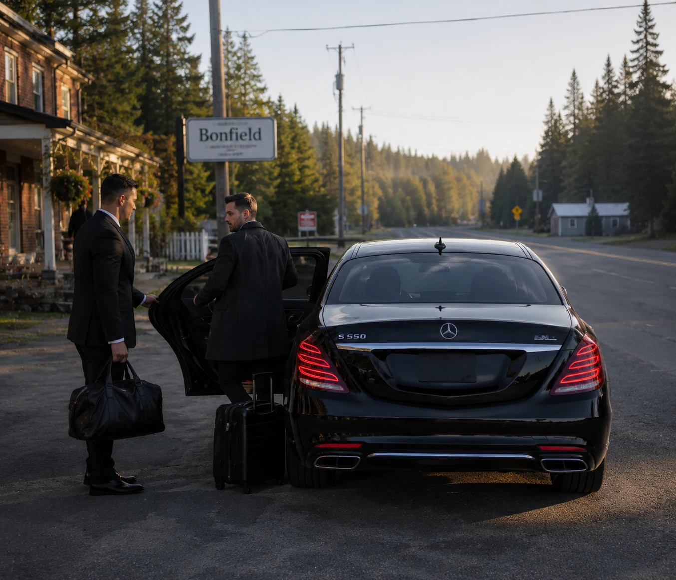 Northern Ontario luxury airport limo service in Bonfield