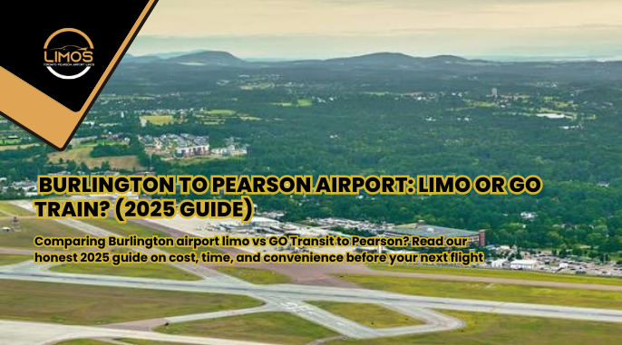 Comparing Burlington airport limo vs GO Transit to Pearson? Read our honest 2025 guide on cost, time, and convenience before your next flight